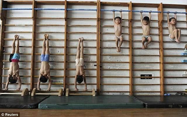 Chinese Children Training To Become Olympic Athletes - 09.