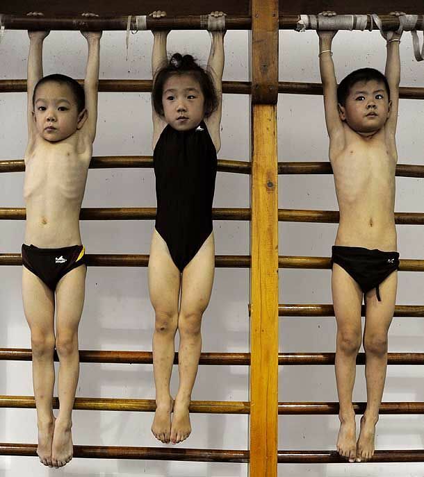 Chinese Children Training To Become Olympic Athletes - 11.