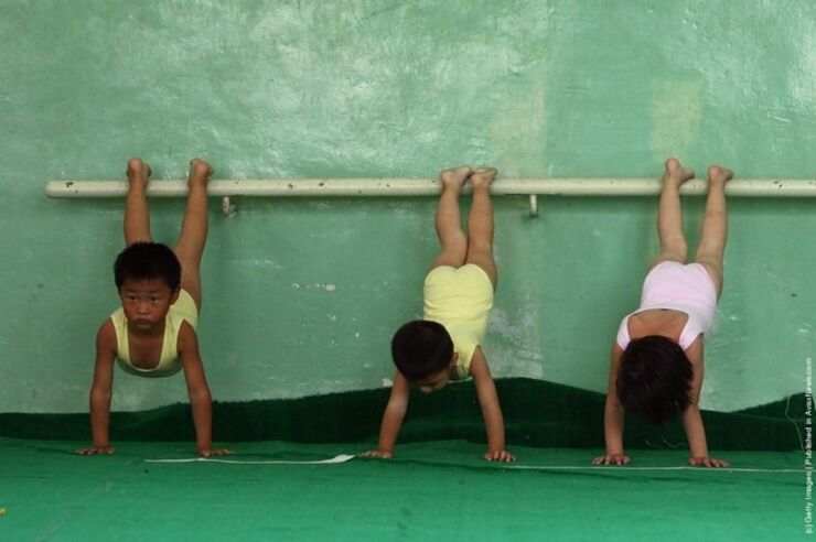 Chinese Children Training To Become Olympic Athletes - 15.