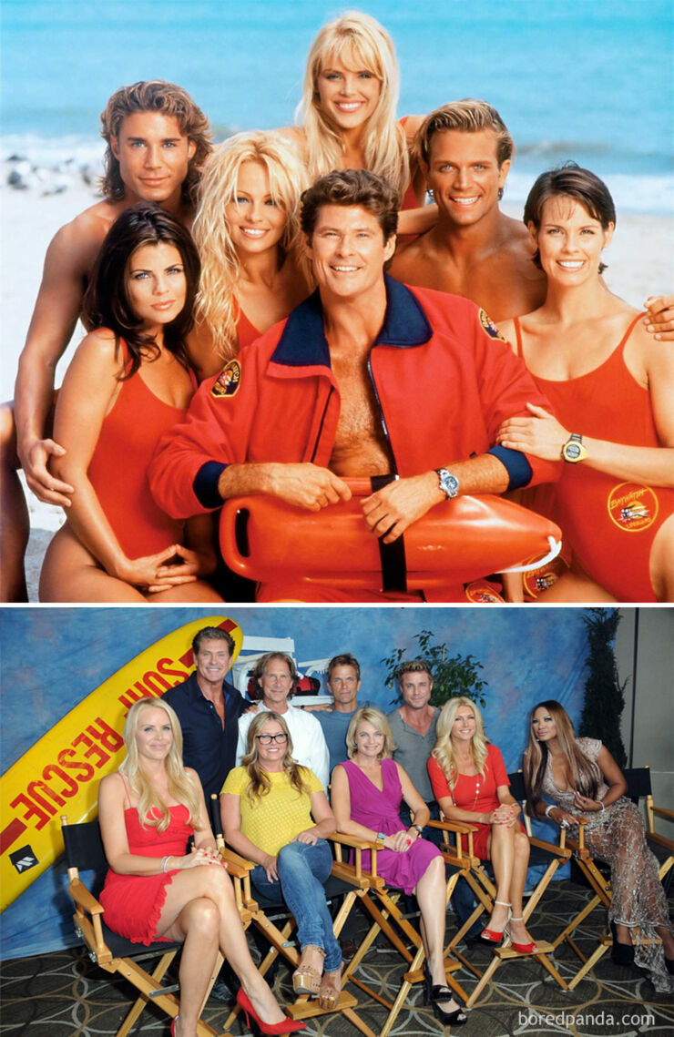 Tv & Movie Cast Reunions - Baywatch- 1989 Vs. 2013