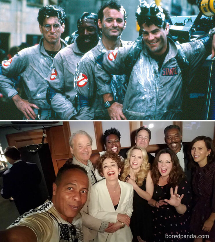 Tv & Movie Cast Reunions - Ghostbusters- 1984 Vs. 2016