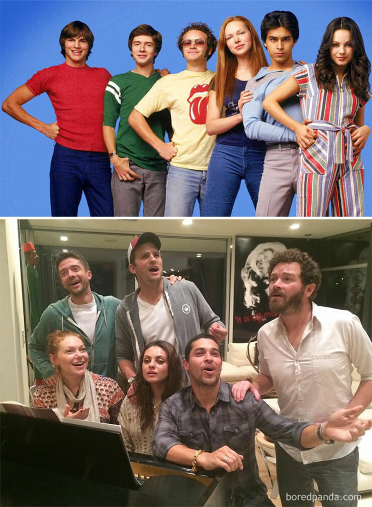 Tv & Movie Cast Reunions - That '70s Show- 1998 Vs. 2013