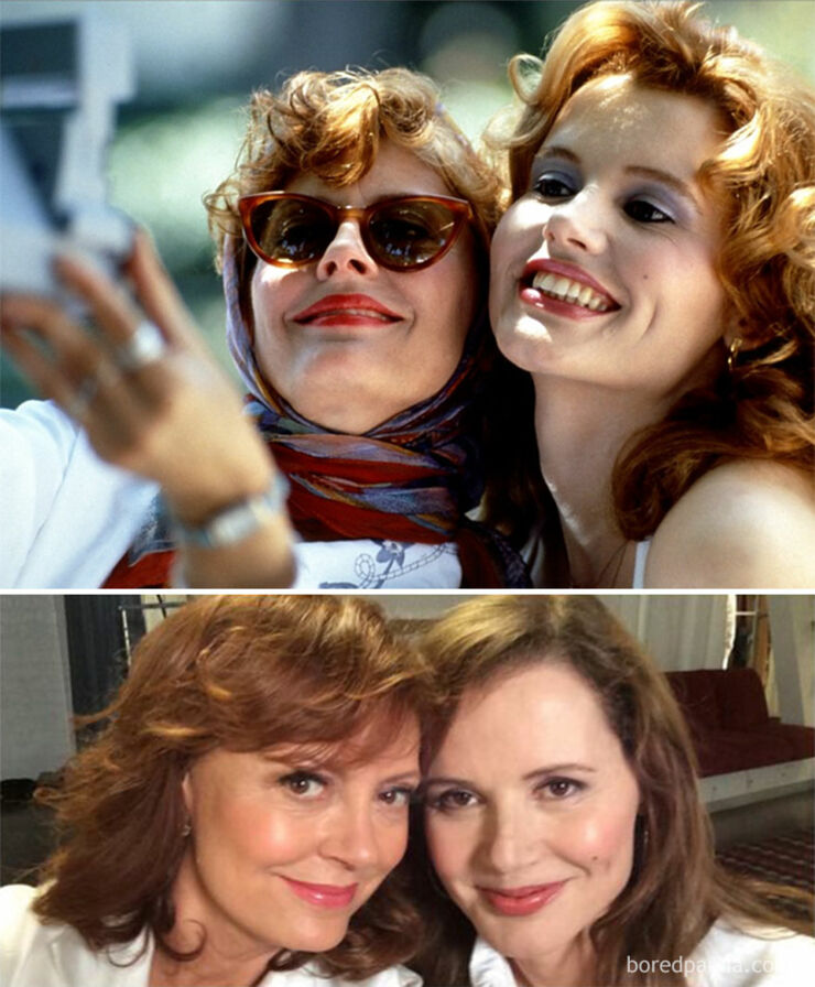Tv & Movie Reunions - Thelma & Louise- 1991 Vs. 2014