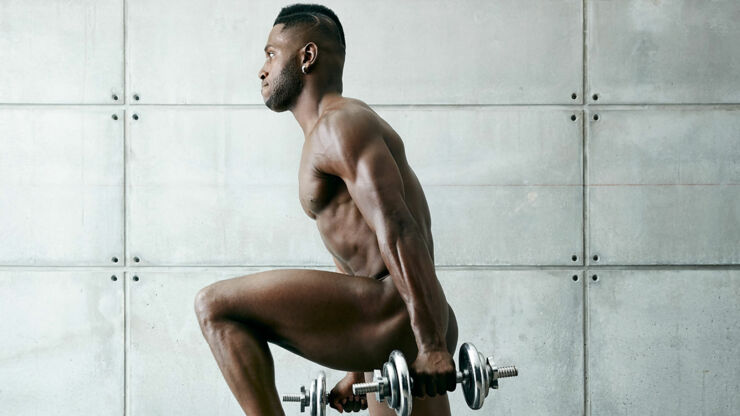 Naked Athletes Antonio Brown.