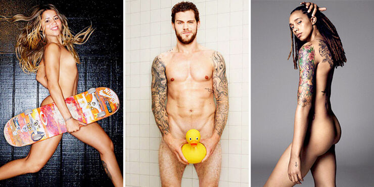 ESPN Body Issue: The Naked Athletes 2015.
