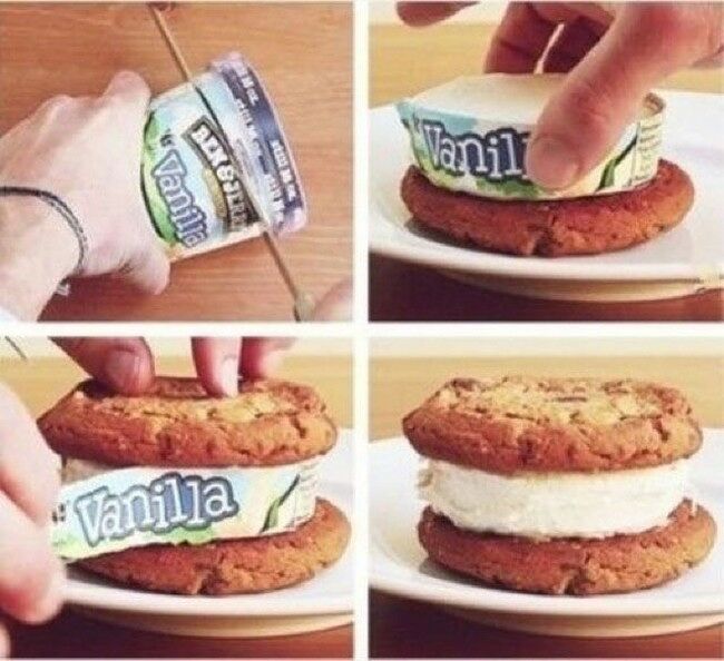 The easiest way to make an ice cream sandwich (8 of 50)