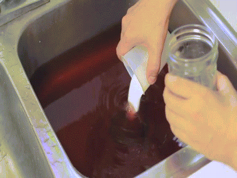 Pour a half a cup of baking soda and a cup of vinegar into a clogged drain to unblock it  (9 of 50)