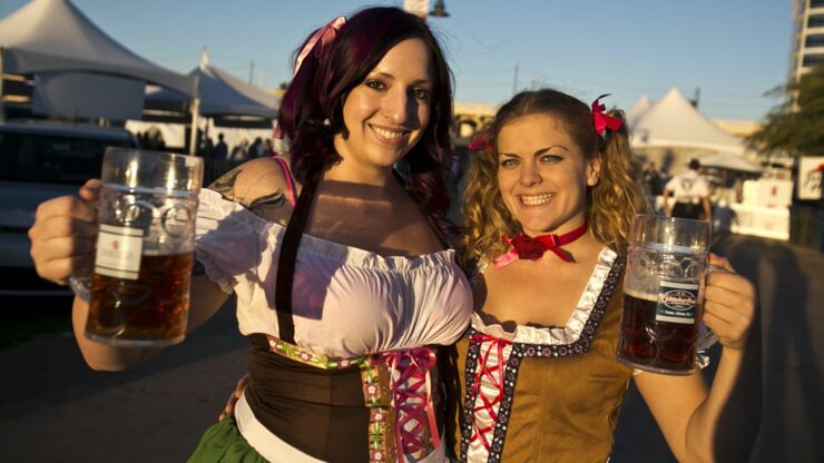 Riding The Devils Wheel At Oktoberfest