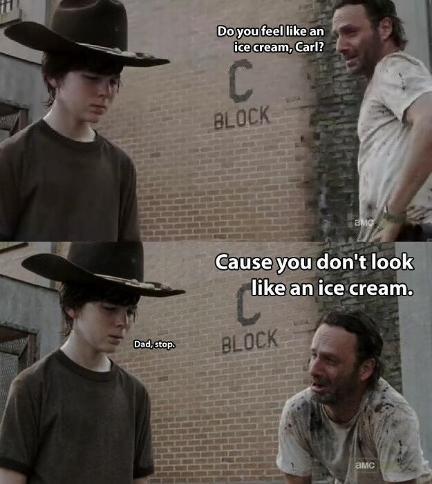 The Walking Dead Dad jokes 22.