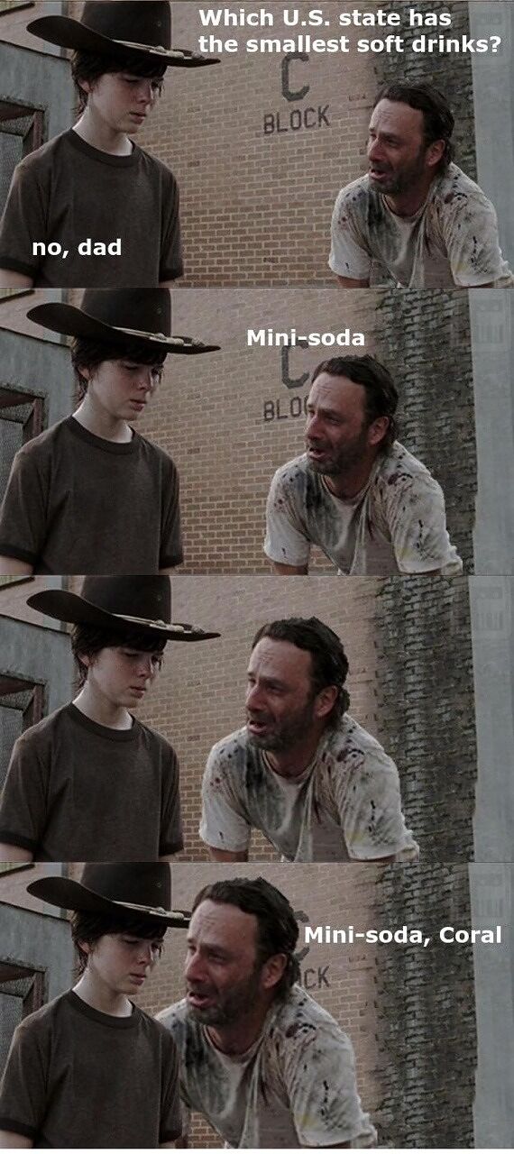 The Walking Dead Dad jokes 23.
