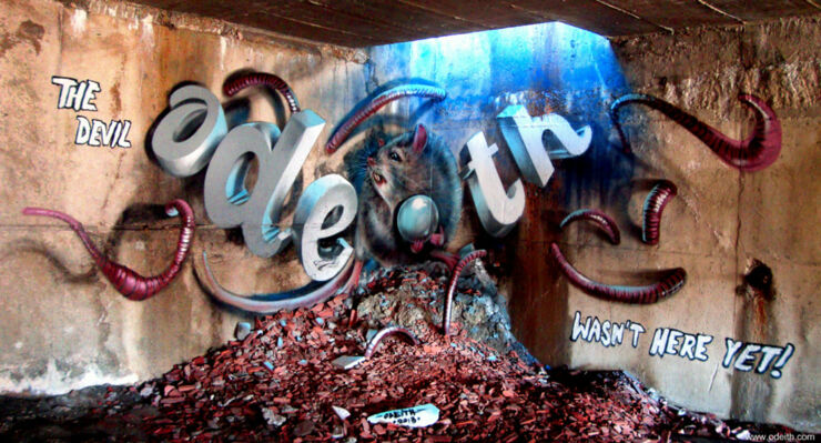 anamorphic 3D Graffiti 03.