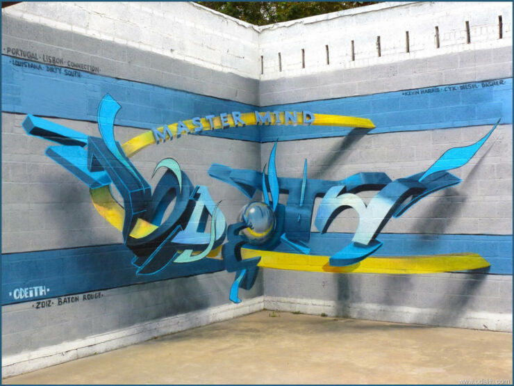 anamorphic 3D Graffiti 04.