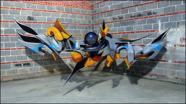 anamorphic 3D Graffiti 06.