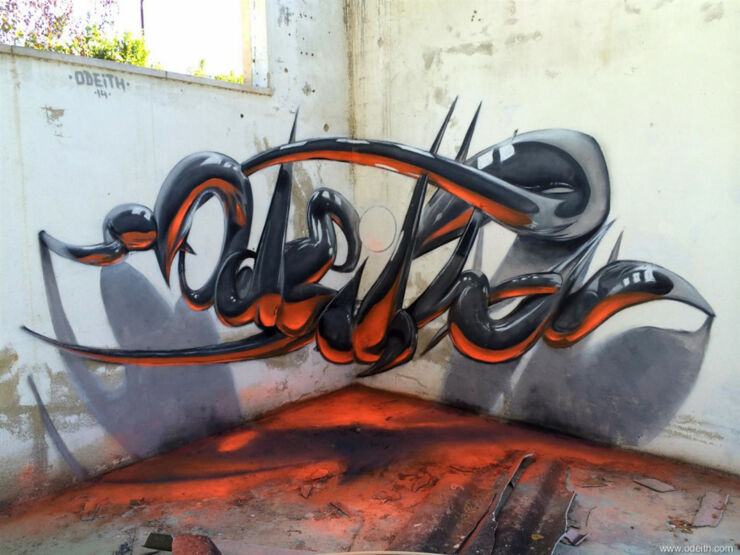 anamorphic 3D Graffiti 07.