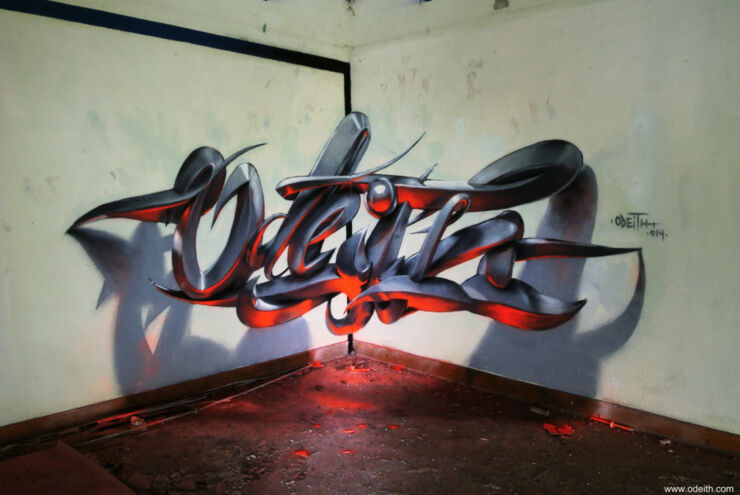 anamorphic 3D Graffiti 08.
