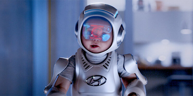 #ExoBaby: Hyundai Use A Very Cute Baby In An Exoskeleton