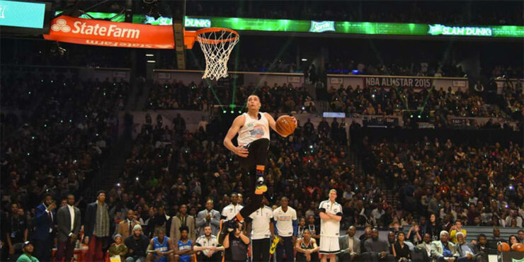 Zach Lavine Throws Down Epic Space Jam Dunk