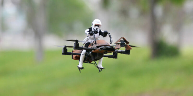 star wars speeder bike toy