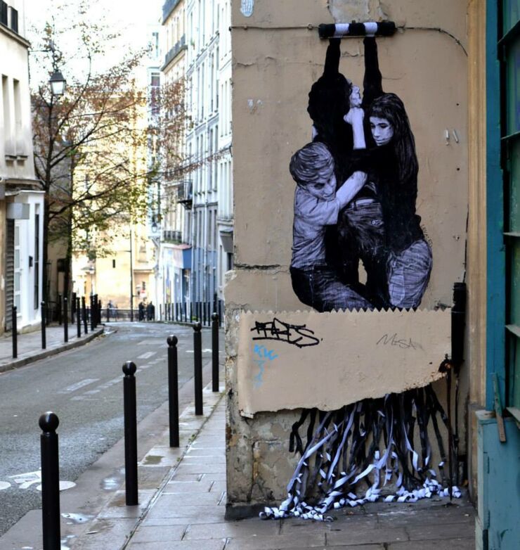 French Street Artist Charles Leval (aka Levalet) Turns The Streets Of Paris Into A Cool Gallery