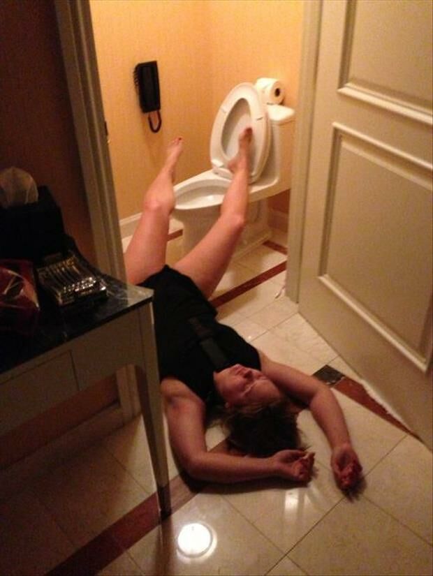Drunk Much? 50 Hilarious Reasons Why It's Not A Good Idea To Pass Out At A Party. Ever