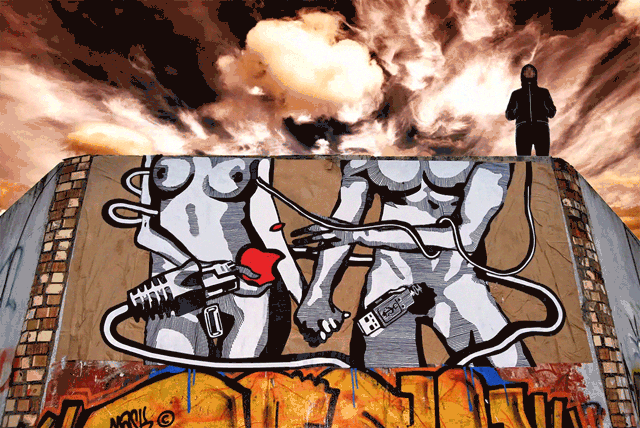 Turning Street Art Graffiti Into Incredible Animated GIFs - 06.