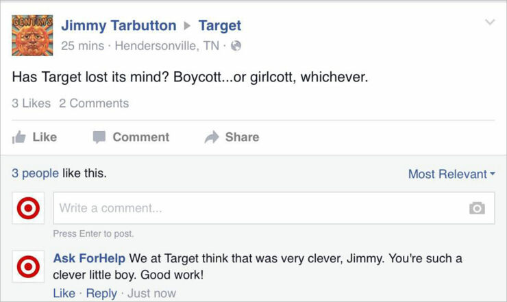 Facebook Troll Makes Fake Target Account & Gives Hilarious Replies To Gender-Neutral Haters