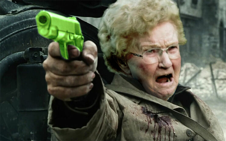 Grandma With A Gun' Gets Some Epic Internet Photoshop Treatment—The Re...