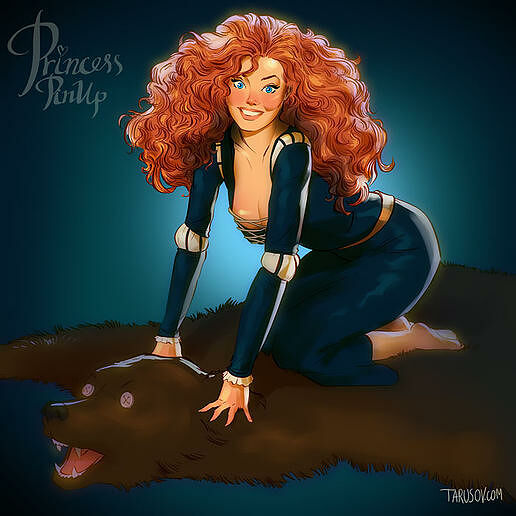 Disney Princess Pin Up Girls - 06.