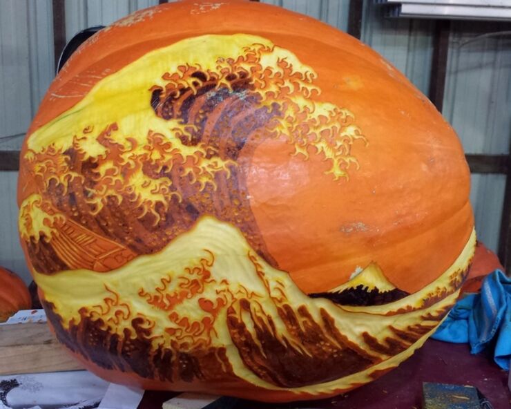 Edward Cabral Pumpkin Artwork.