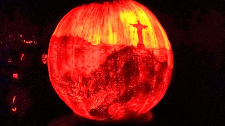 Edward Cabral Pumpkin Artwork.