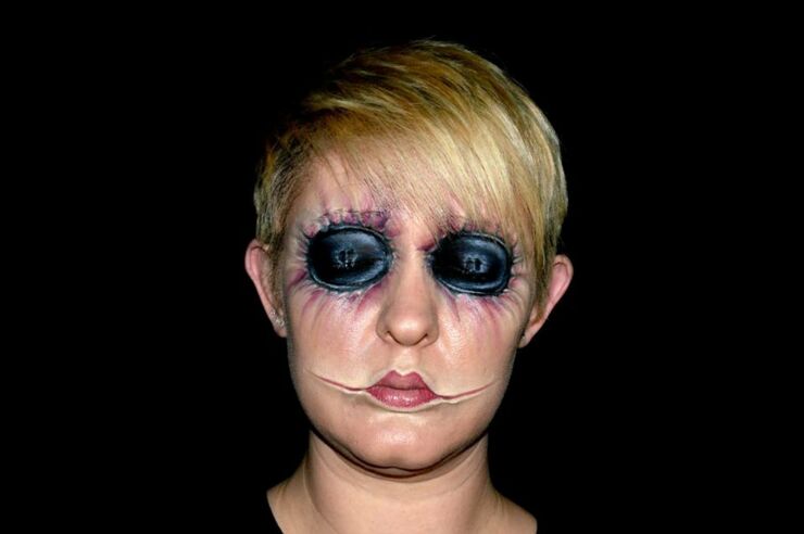 Nikki Shelley halloween face painting 03.