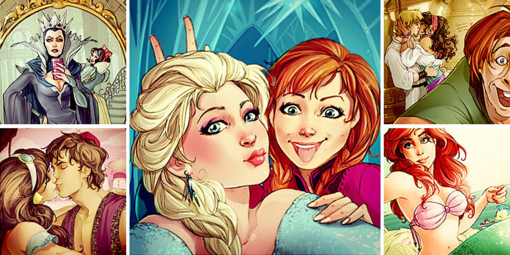 If Disney Characters Had Instagram Accounts