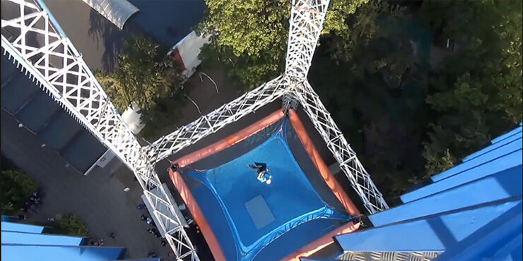 Would You Ride The Terrifying Sky Tower?