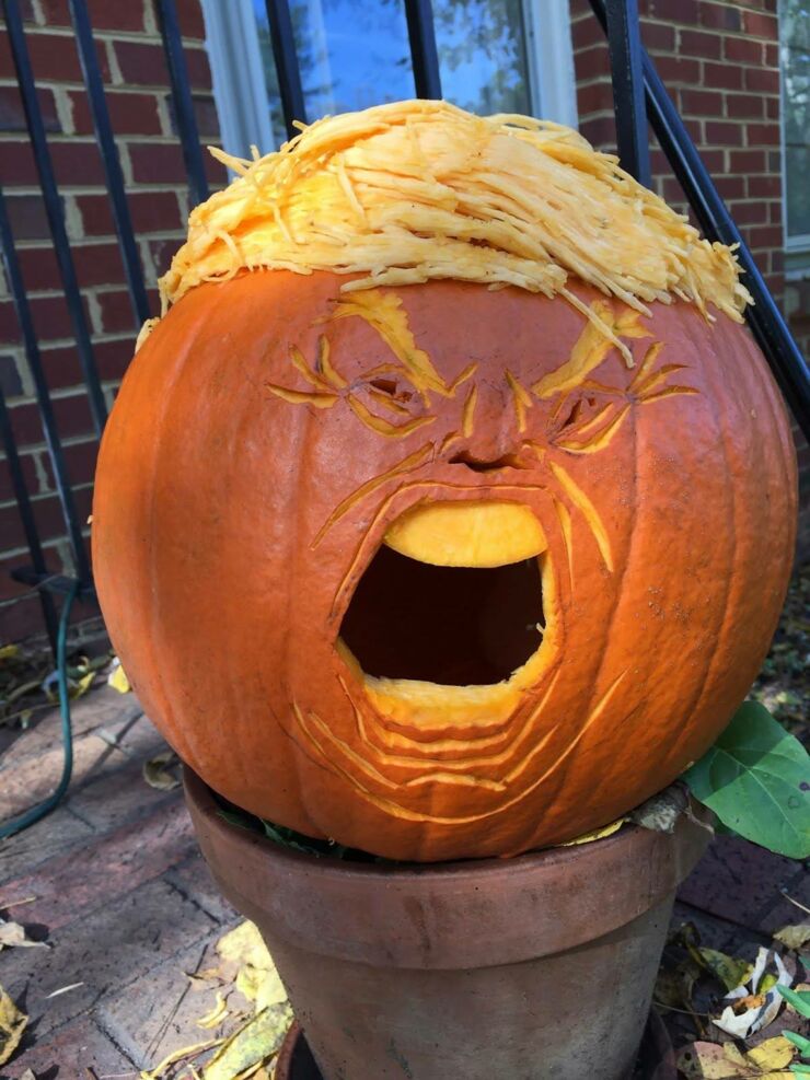Trumpkins Will Your Halloween Pumpkins Look Scary 02.