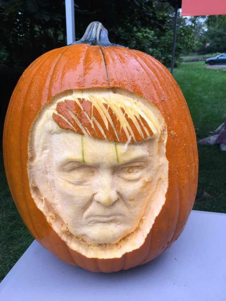 Trumpkins Will Your Halloween Pumpkins Look Scary 10.