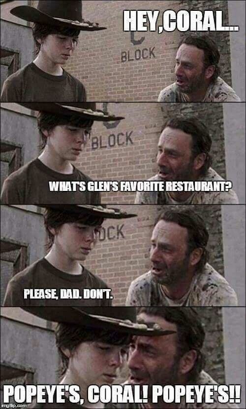 Walking Dead Carl And Rick Meme Shellfish