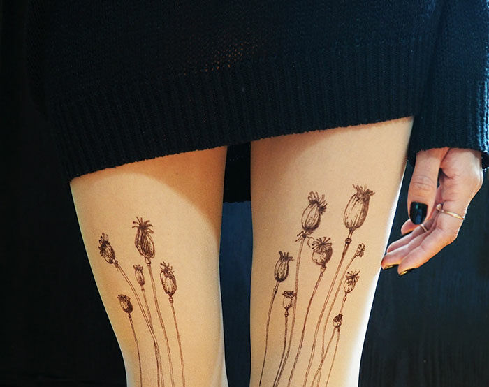 tattoo tights tatul etsy 11.