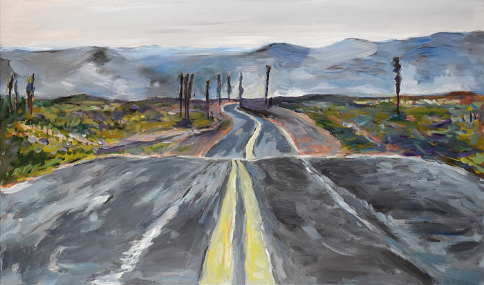 Endless-Highway-1,-2015–2016.-Acrylic-on-canvas,-71.1-x-121