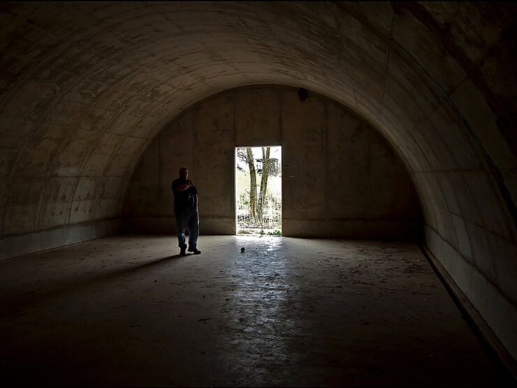 located-in-south-dakota-the-structures-were-originally-built-by-the-army-corps-of-engineers-in-1942-as-a-military-fortress-that-stored-explosives-and-munitions