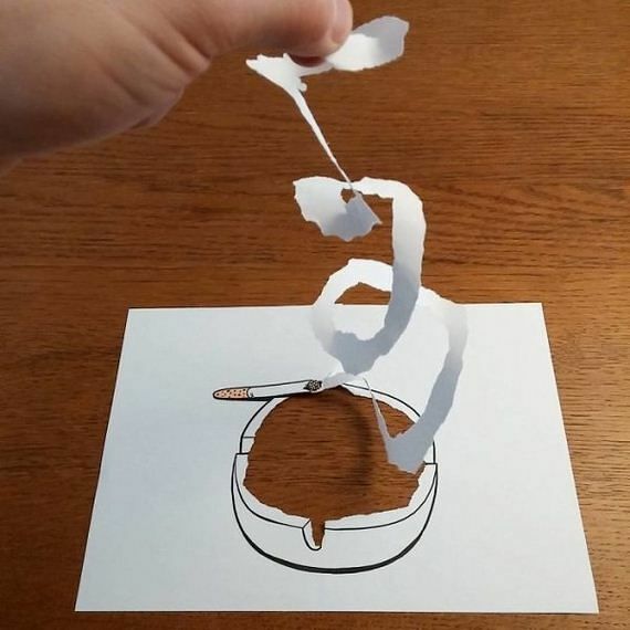 24-cool-3d-paper-art-awesome-cartoons