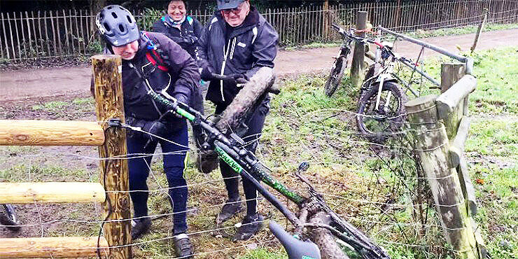 Hilarious! How Many British Men Does It Take To Remove A Bike Caught On An Electric Fence?