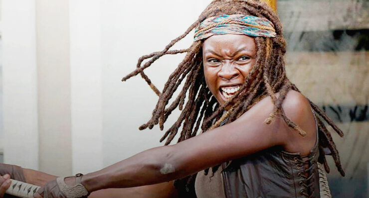 The Walking Dead Season 7 Michonne.