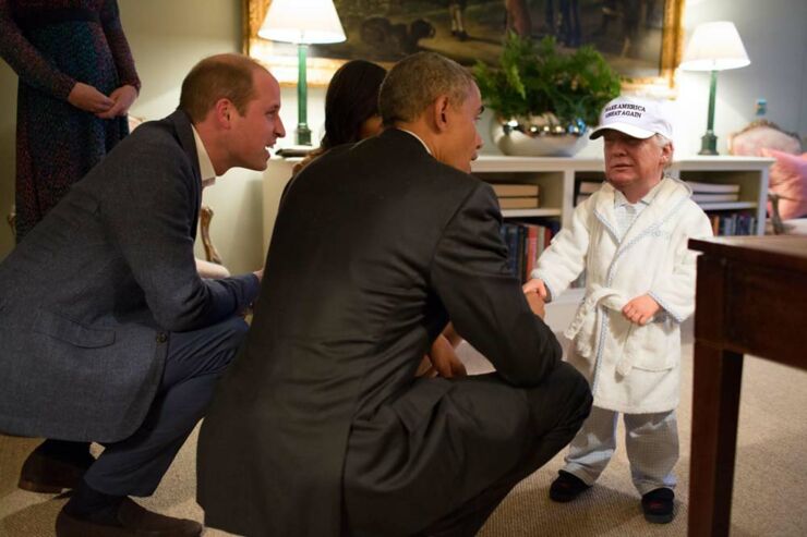 Tiny Trump Memes shrink Donald Trump to the size of a Child 05.