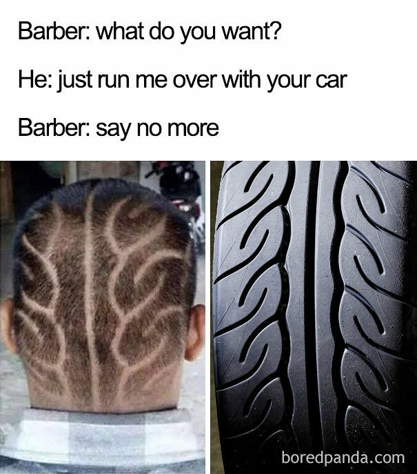 Say No More Barber Meme The Most Abominable Haircuts