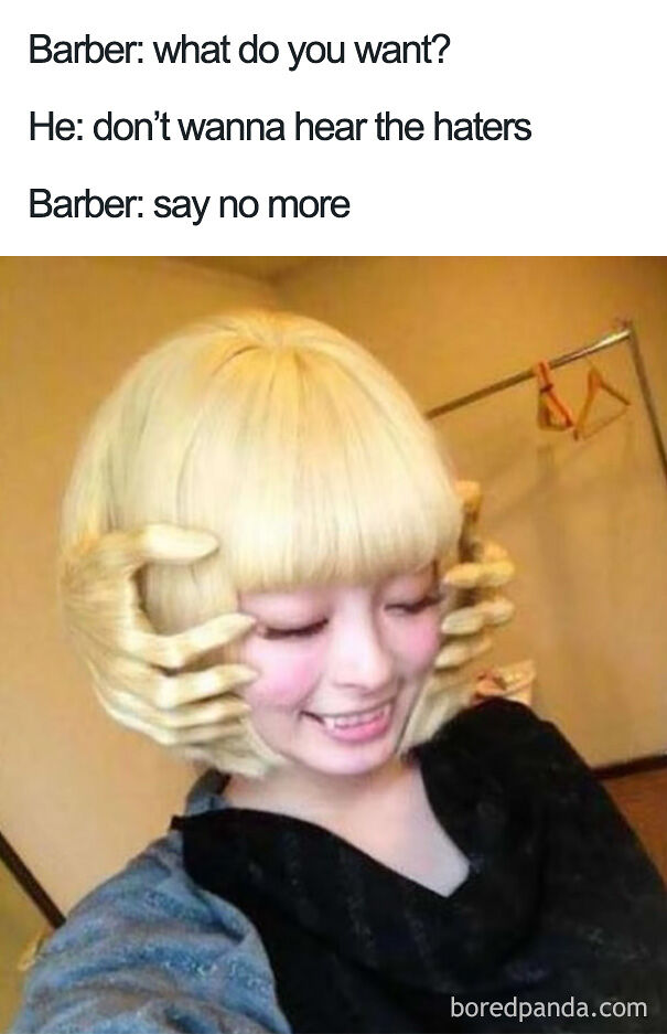 haircut say no more meme.