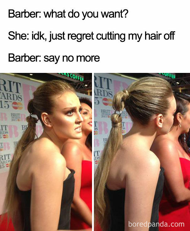say no more hair meme.