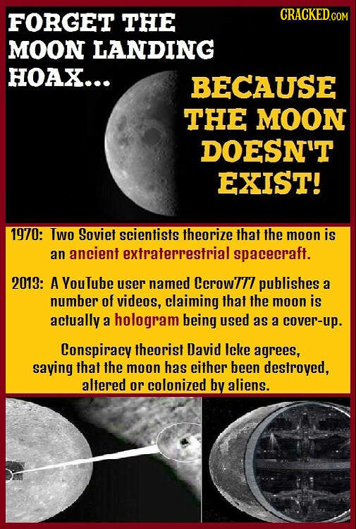 Crazy Conspiracy Theories That Are Totally Hilarious 05.