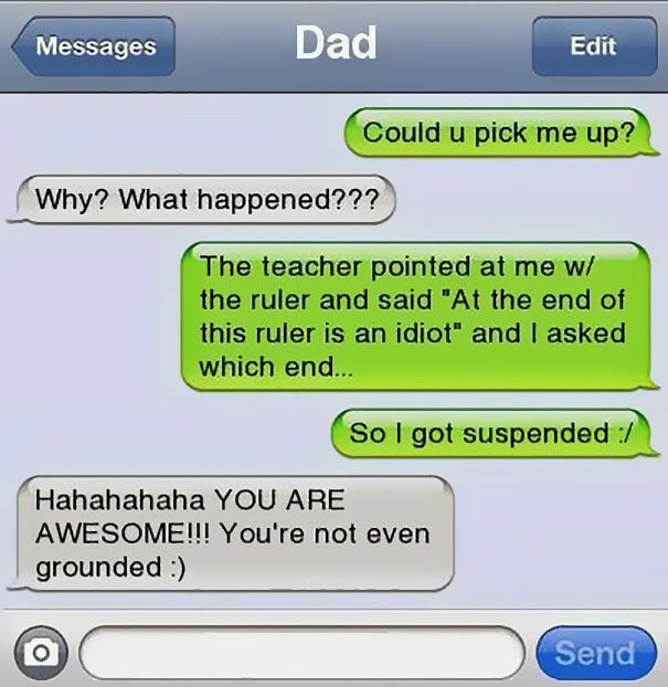 To send texts funny 61 Of