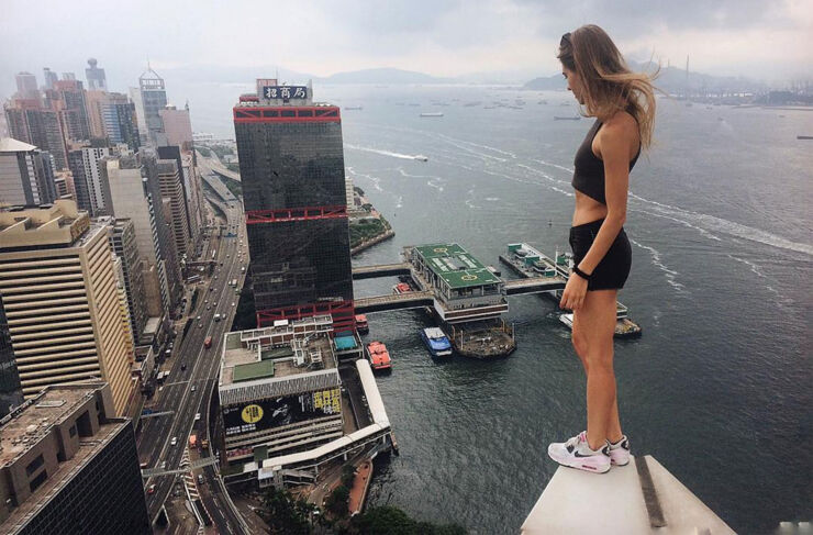 Angela Nikolau Is An Crazy Roofing Daredevil  - 33.