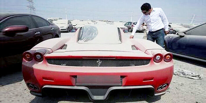 Supercars, Sports Cars And  Luxury Abandoned Cars In Dubai - 88.